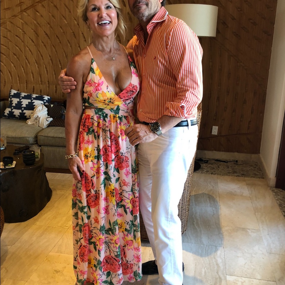 Beautiful floral maxi dress